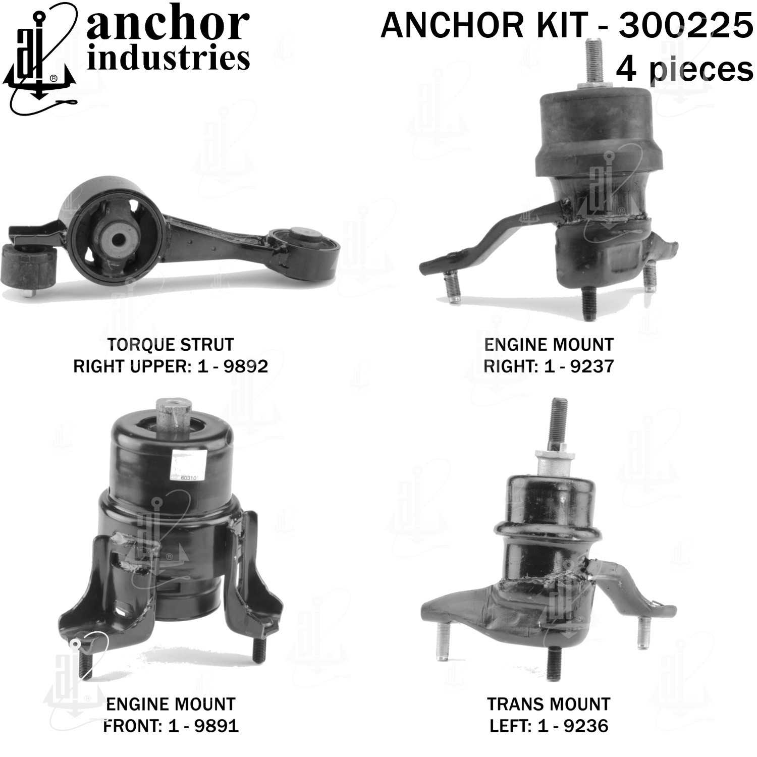 Anchor Engine Mount Kit 300225