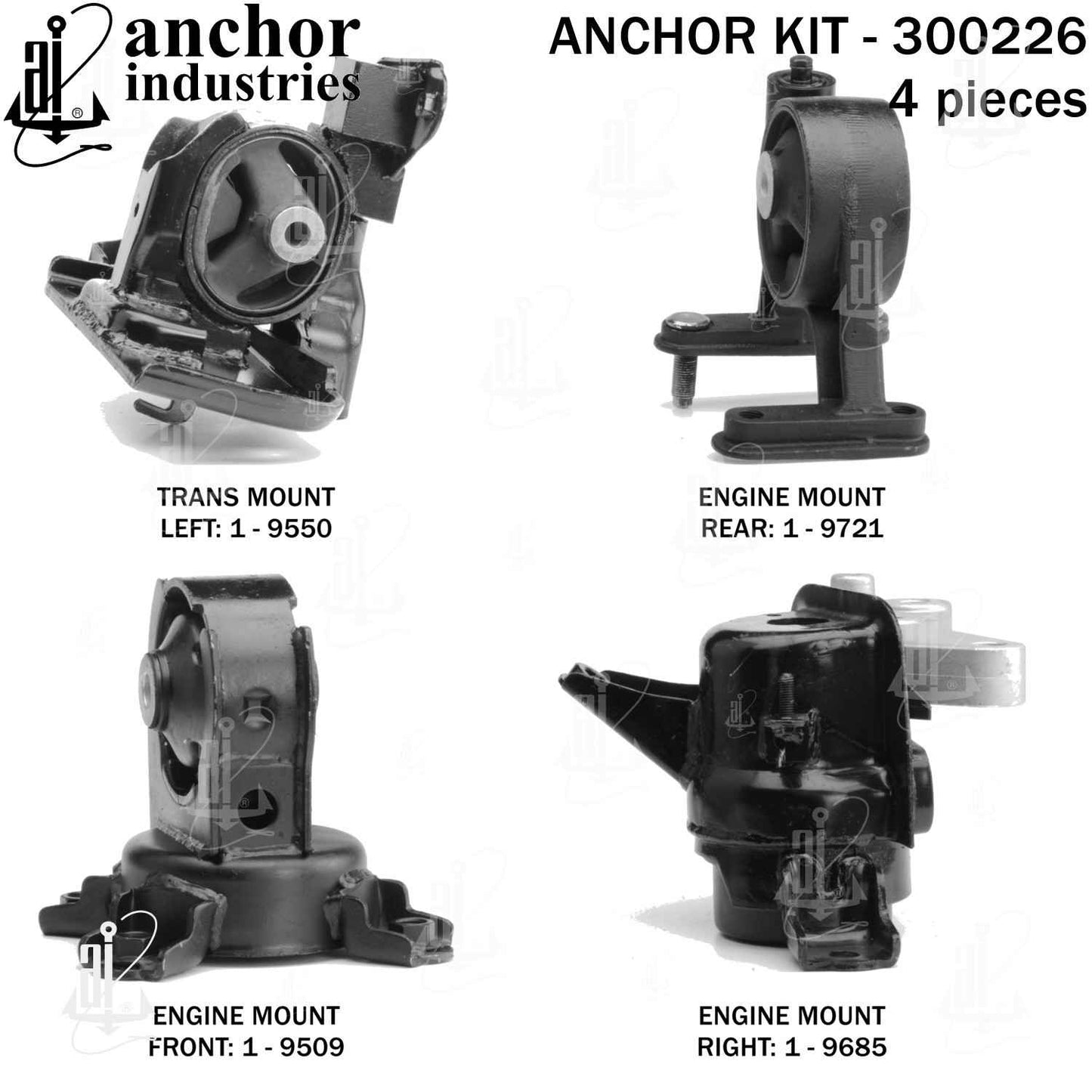 Anchor Engine Mount Kit 300226