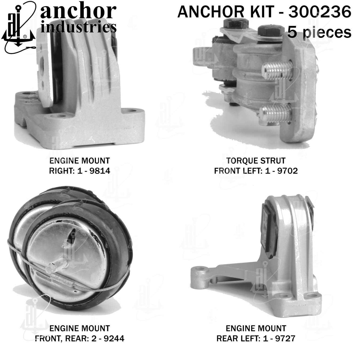 Anchor Engine Mount Kit 300236