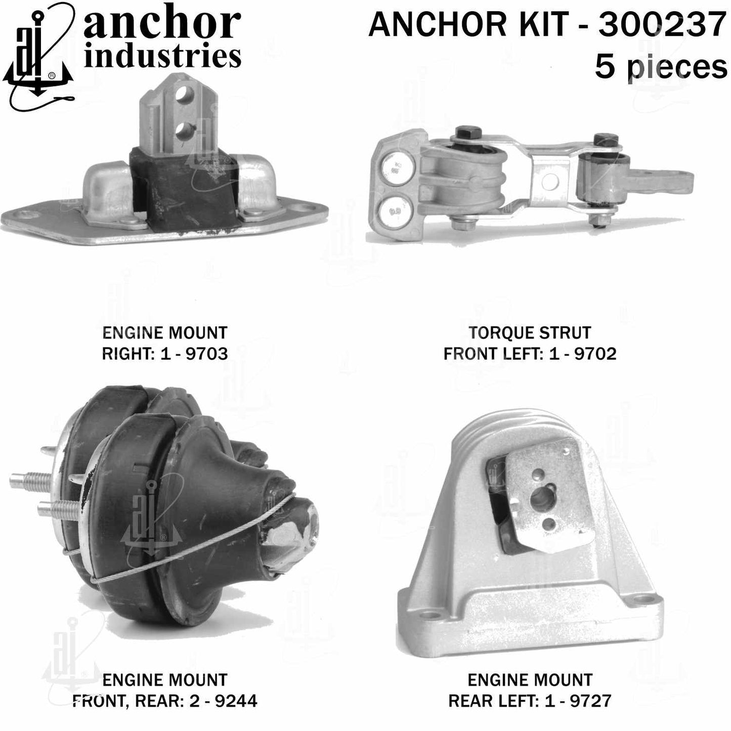 Anchor Engine Mount Kit 300237