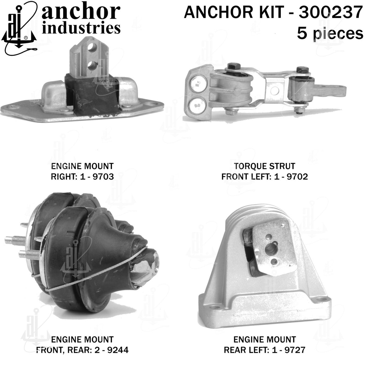 Anchor Engine Mount Kit 300237