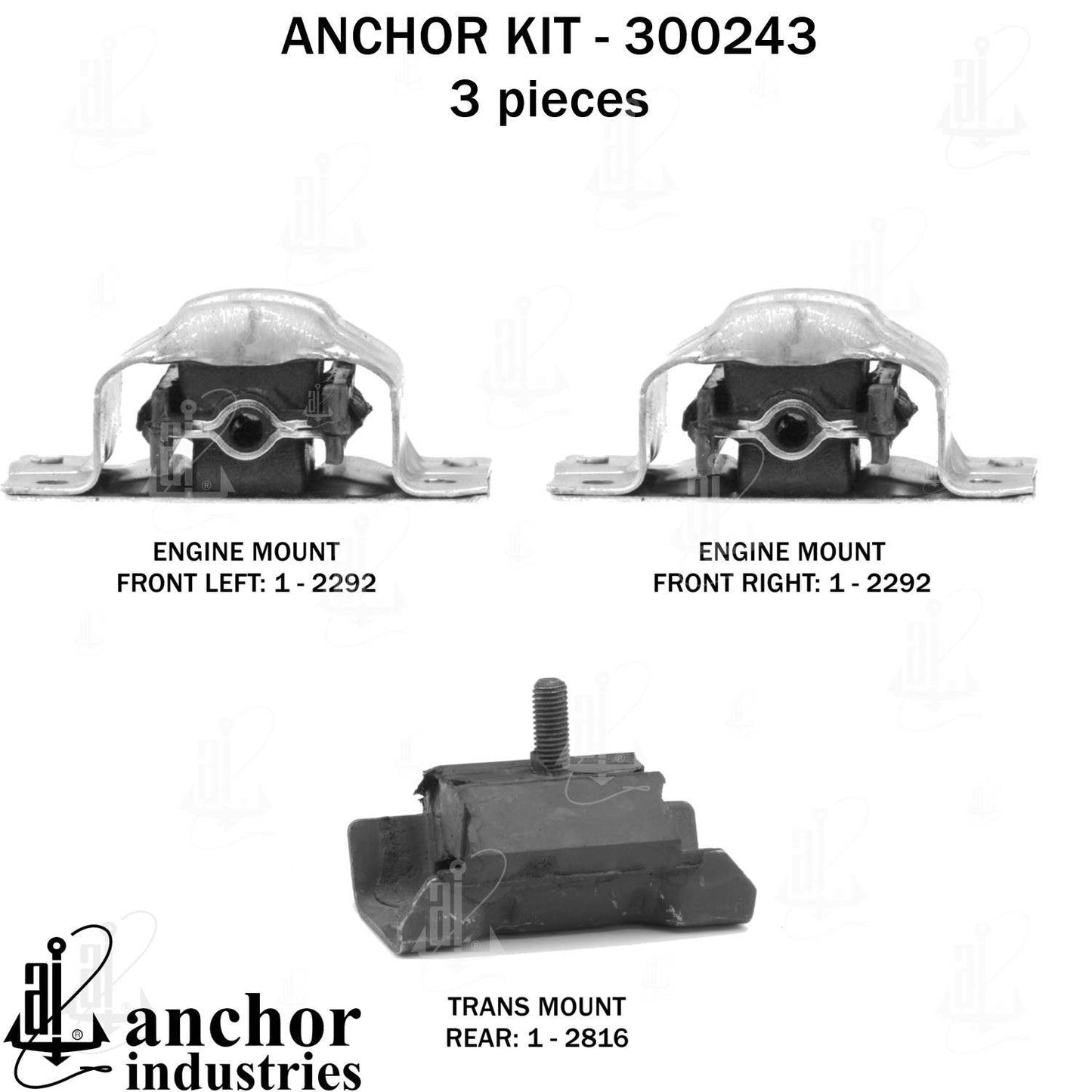 Anchor Engine Mount Kit 300243