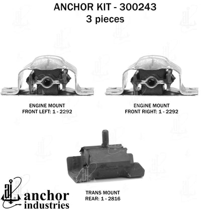 Anchor Engine Mount Kit 300243