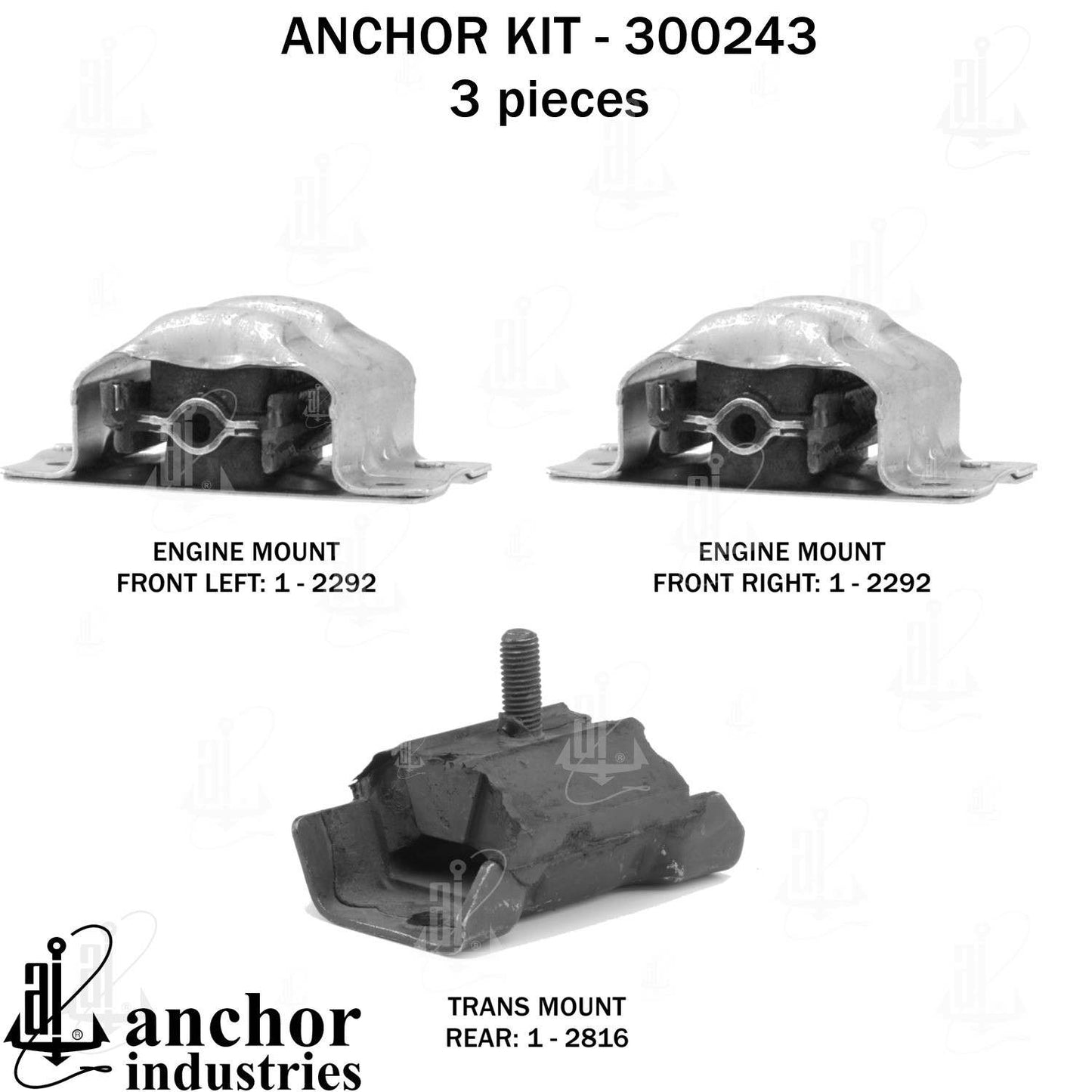 Anchor Engine Mount Kit 300243