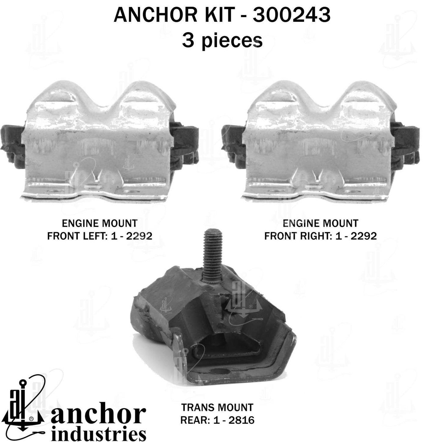 Anchor Engine Mount Kit 300243