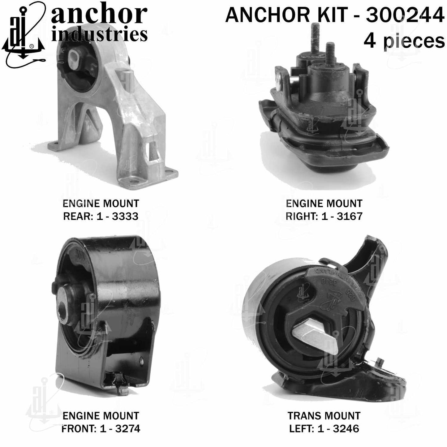 Anchor Engine Mount Kit 300244