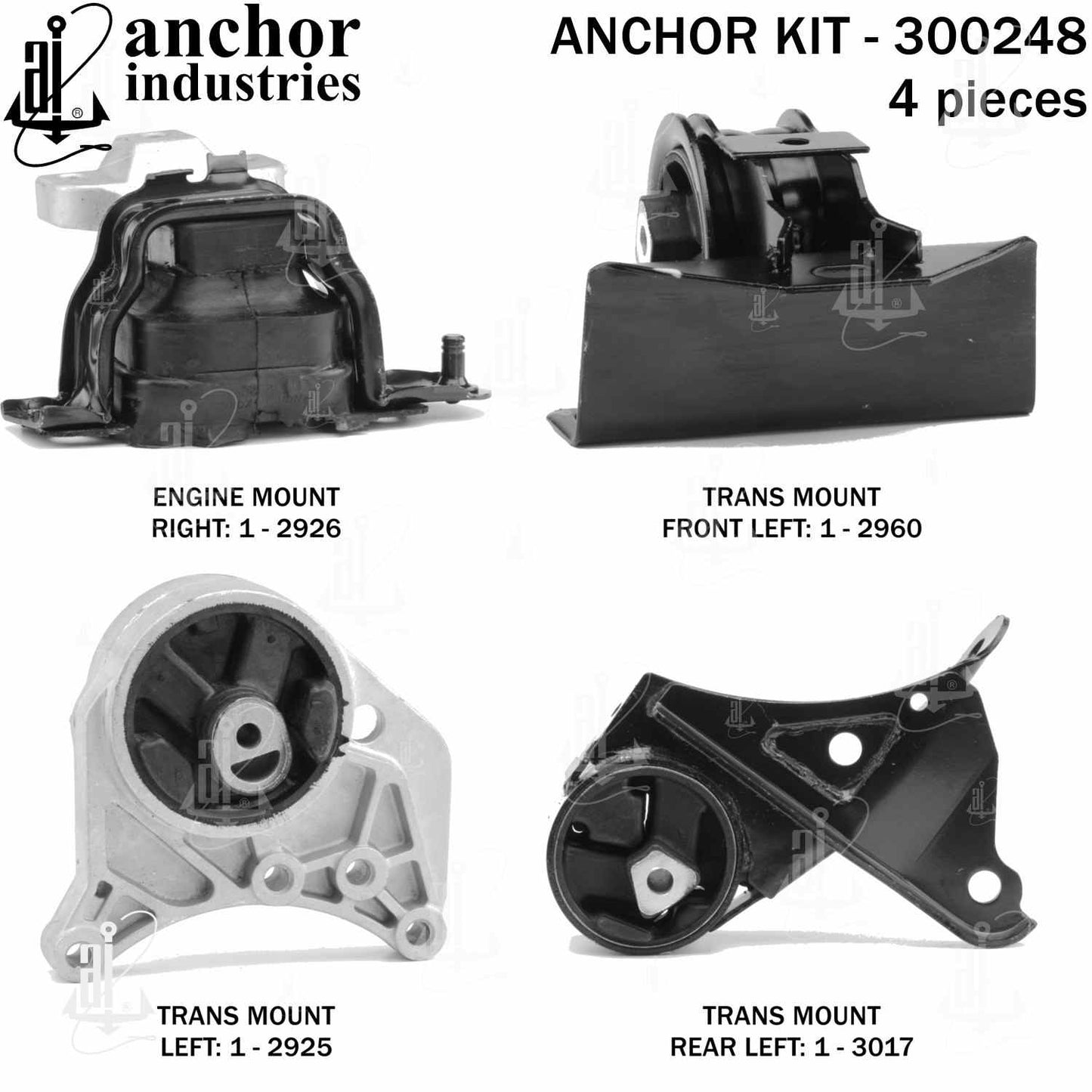 Anchor Engine Mount Kit 300248