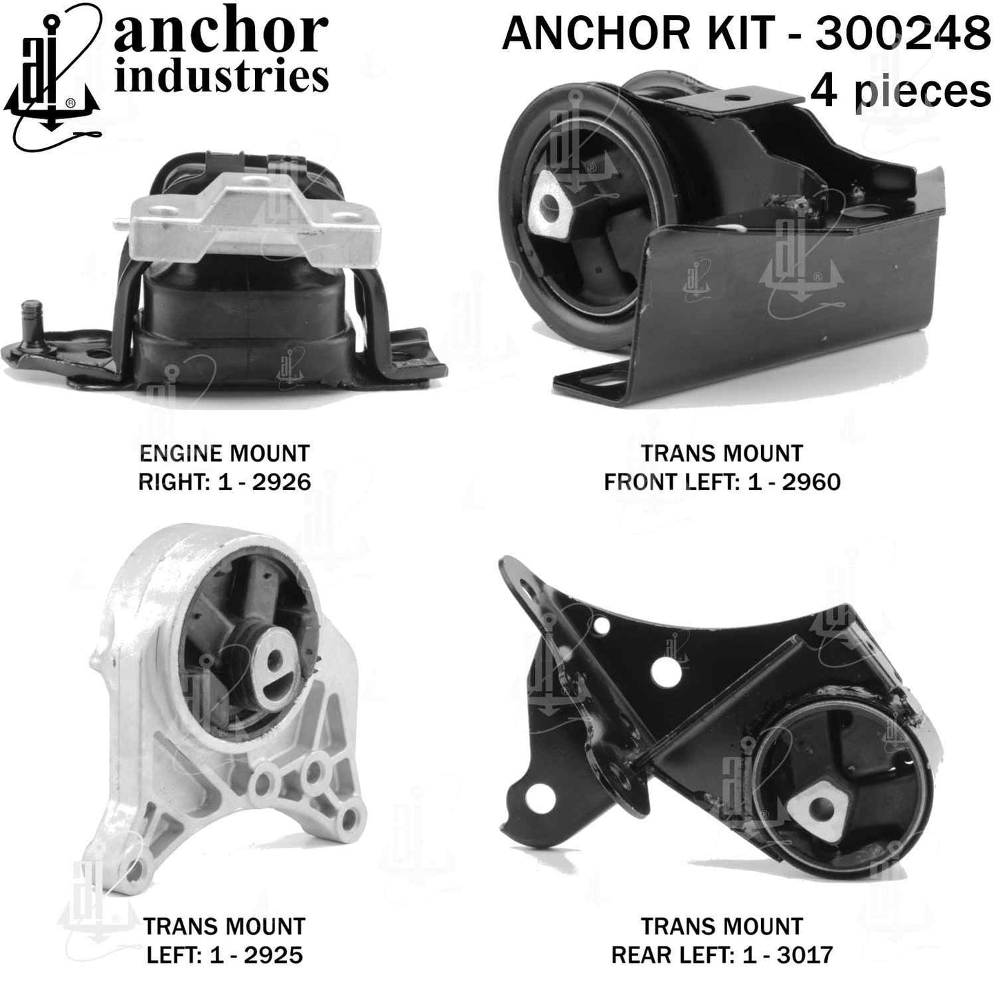 Anchor Engine Mount Kit 300248