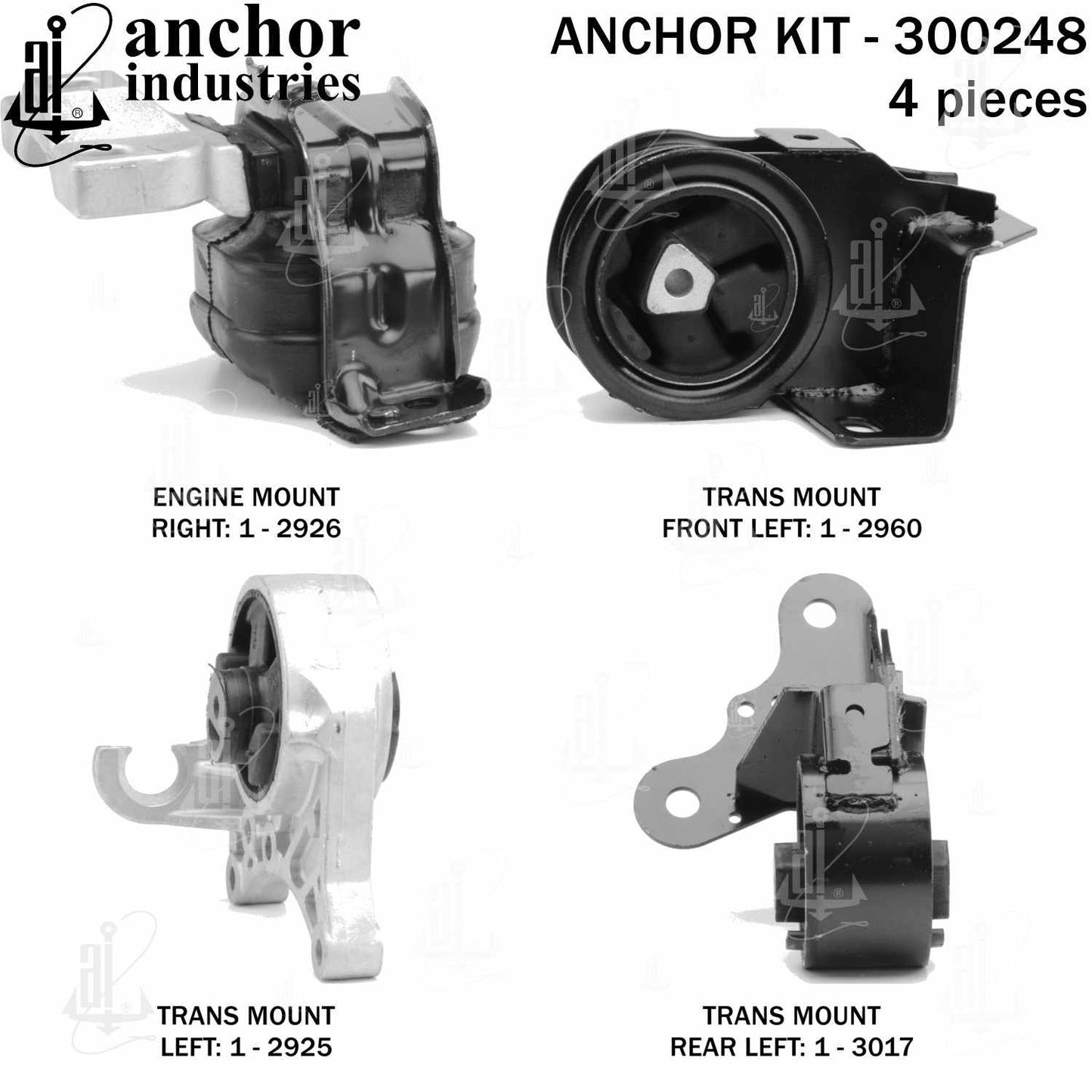 Anchor Engine Mount Kit 300248