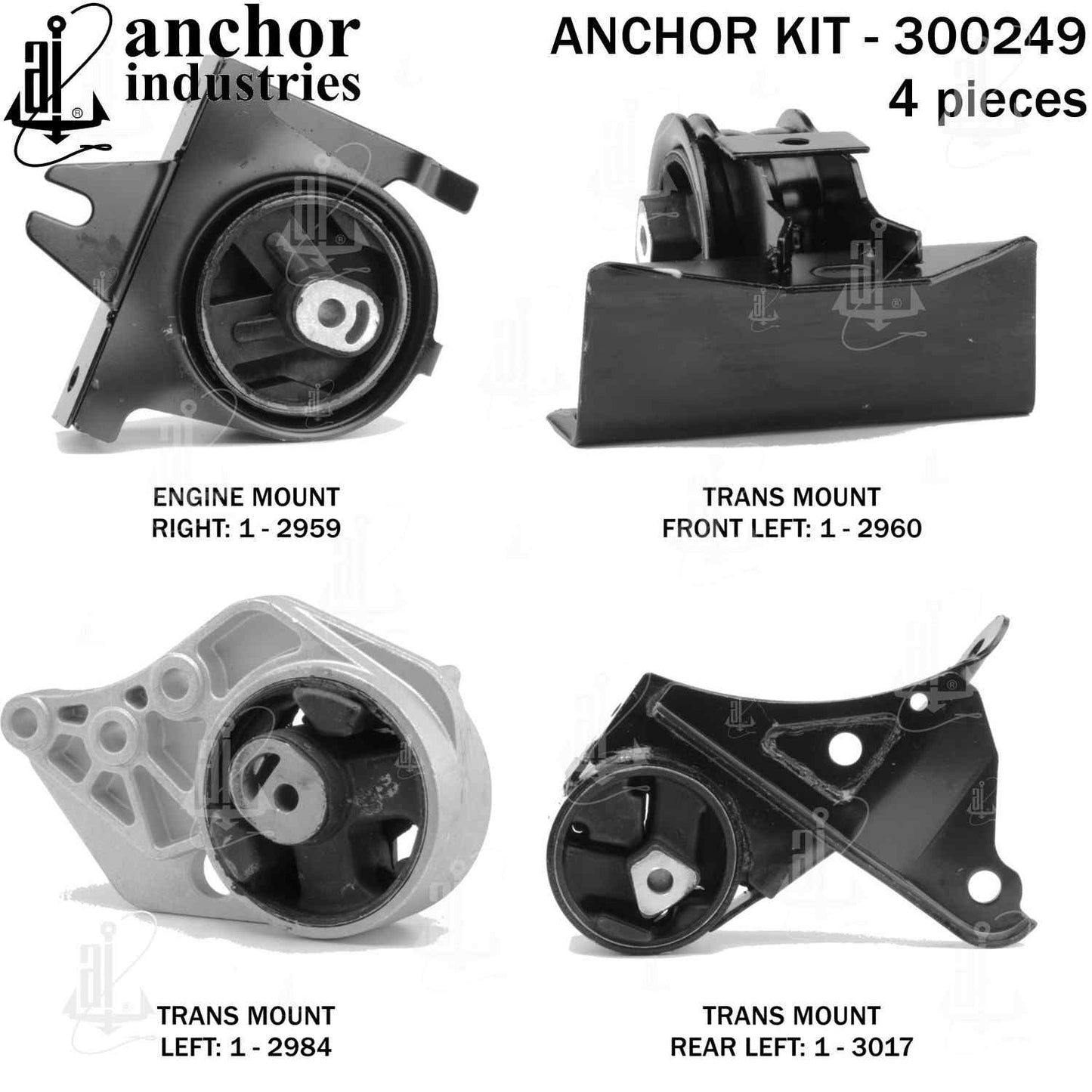 Anchor Engine Mount Kit 300249