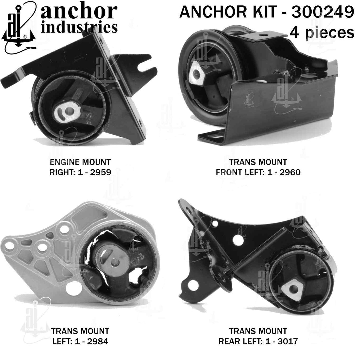 Anchor Engine Mount Kit 300249