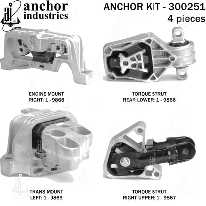 Anchor Mounts Engine Mount Kit 300251 main image