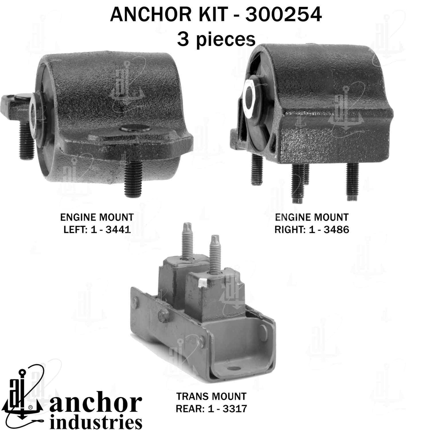 Anchor Engine Mount Kit 300254