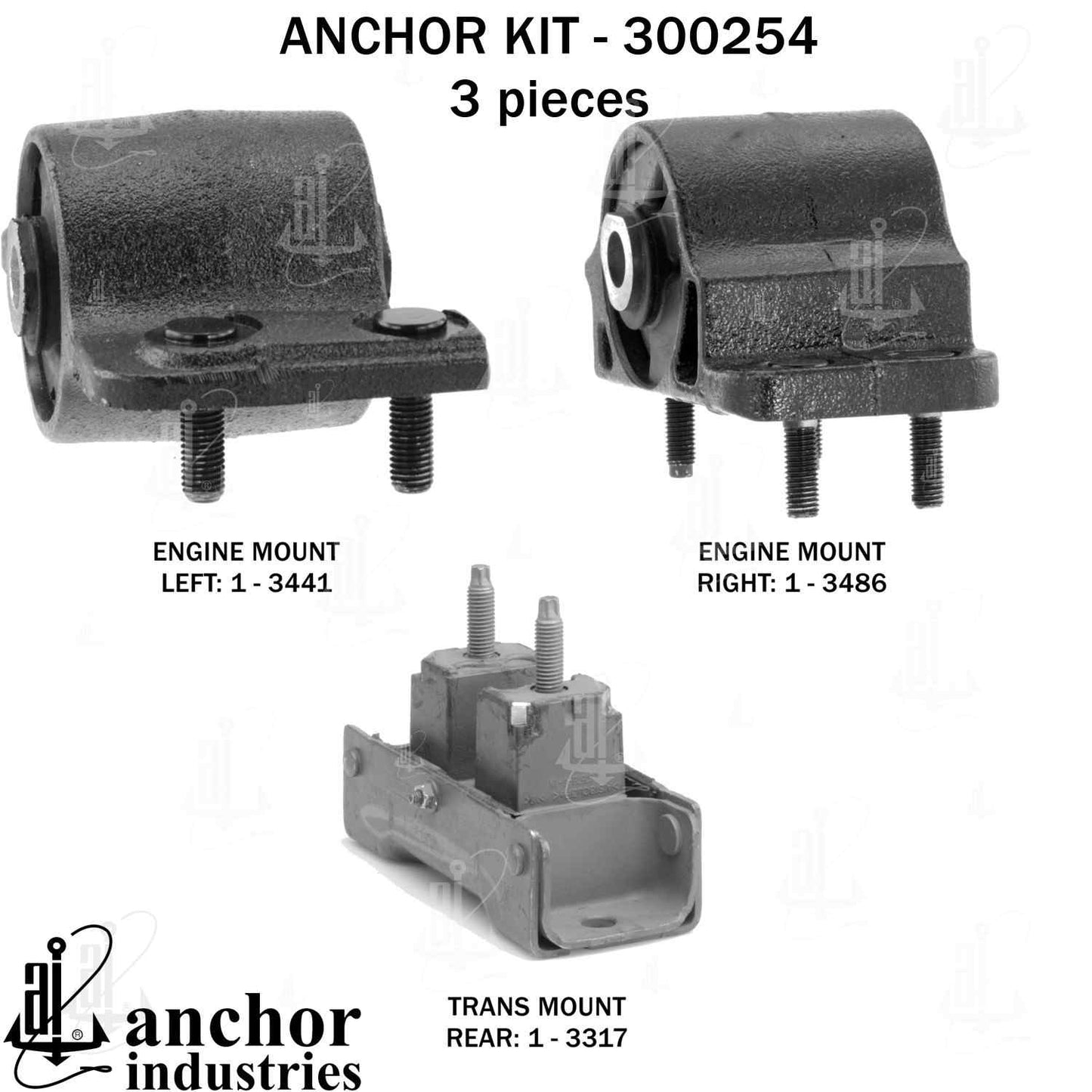Anchor Engine Mount Kit 300254