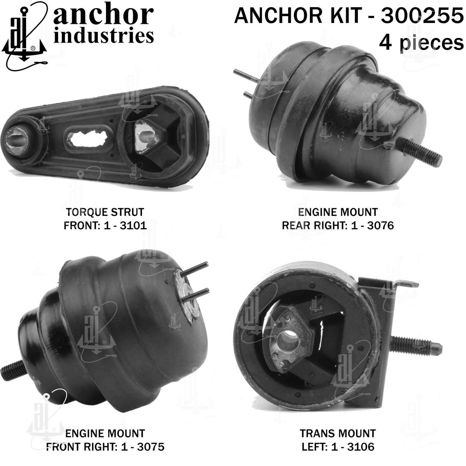 Anchor Engine Mount Kit 300255