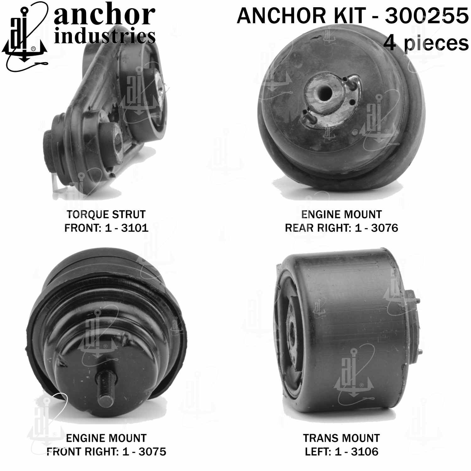 Anchor Engine Mount Kit 300255