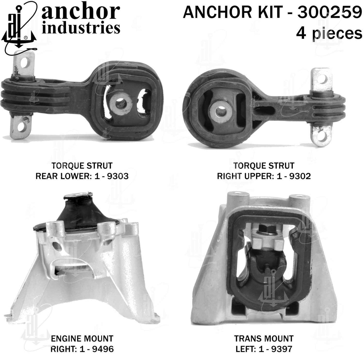 Anchor Engine Mount Kit 300259