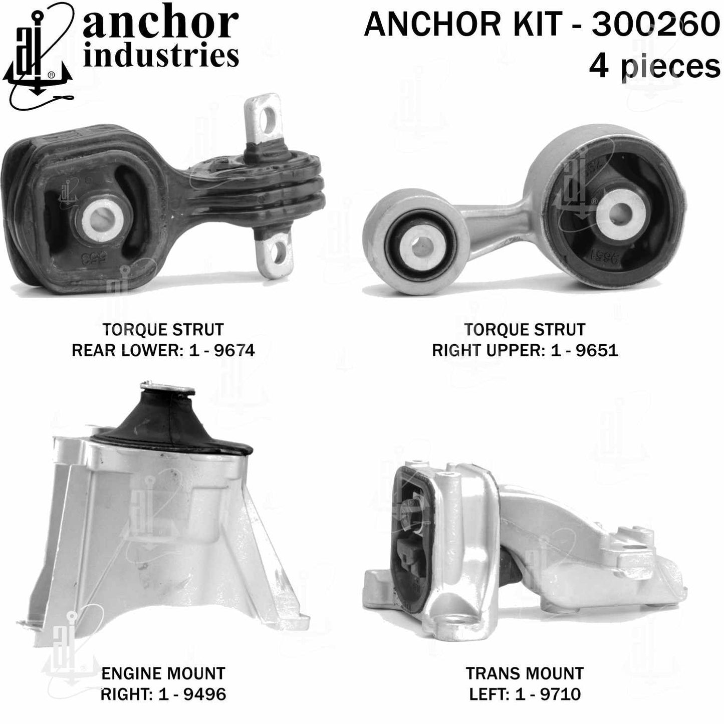 Anchor Engine Mount Kit 300260