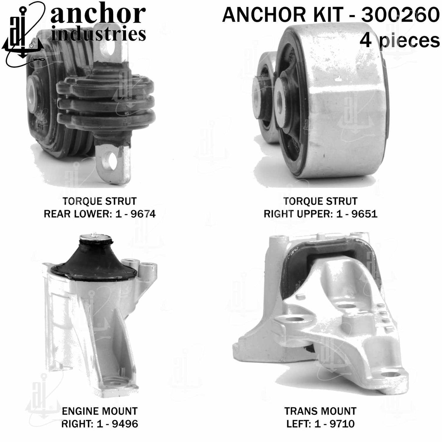 Anchor Engine Mount Kit 300260