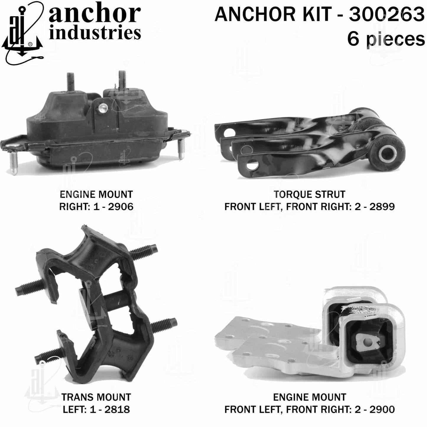 Anchor Engine Mount Kit 300263