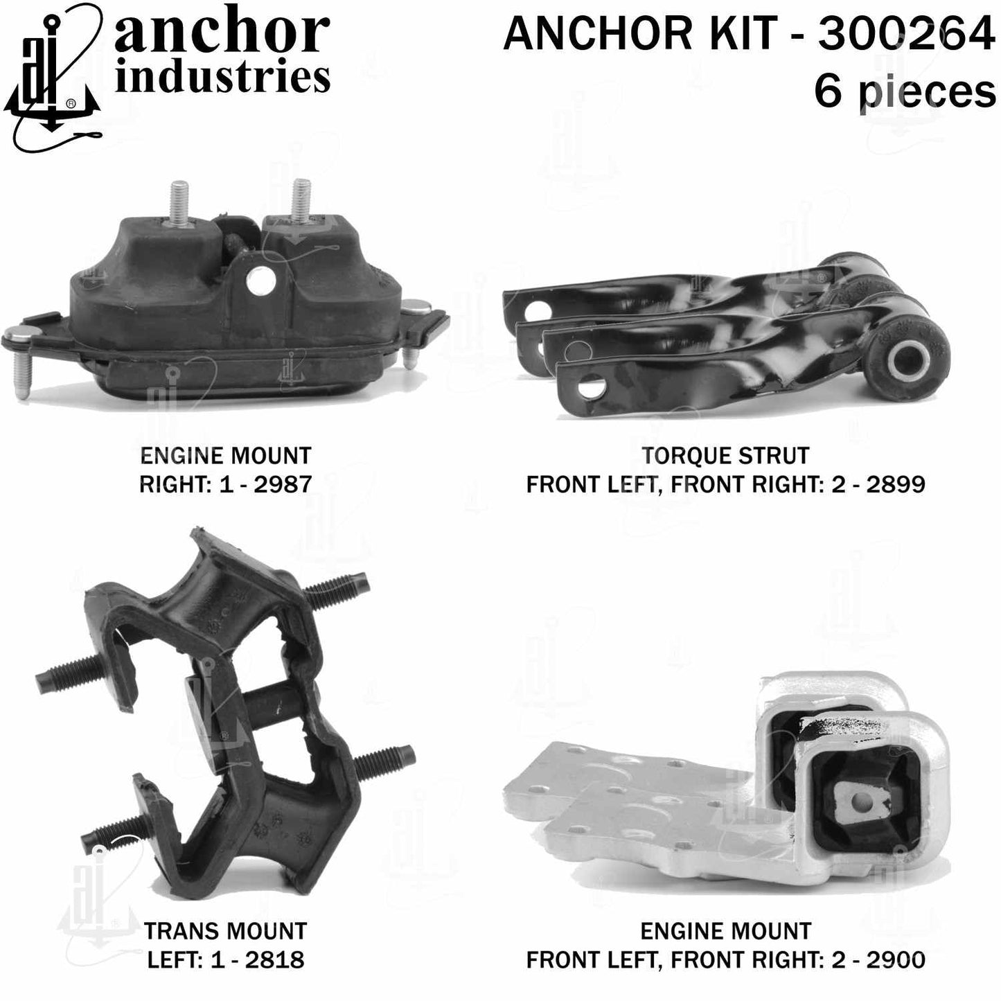 Anchor Engine Mount Kit 300264