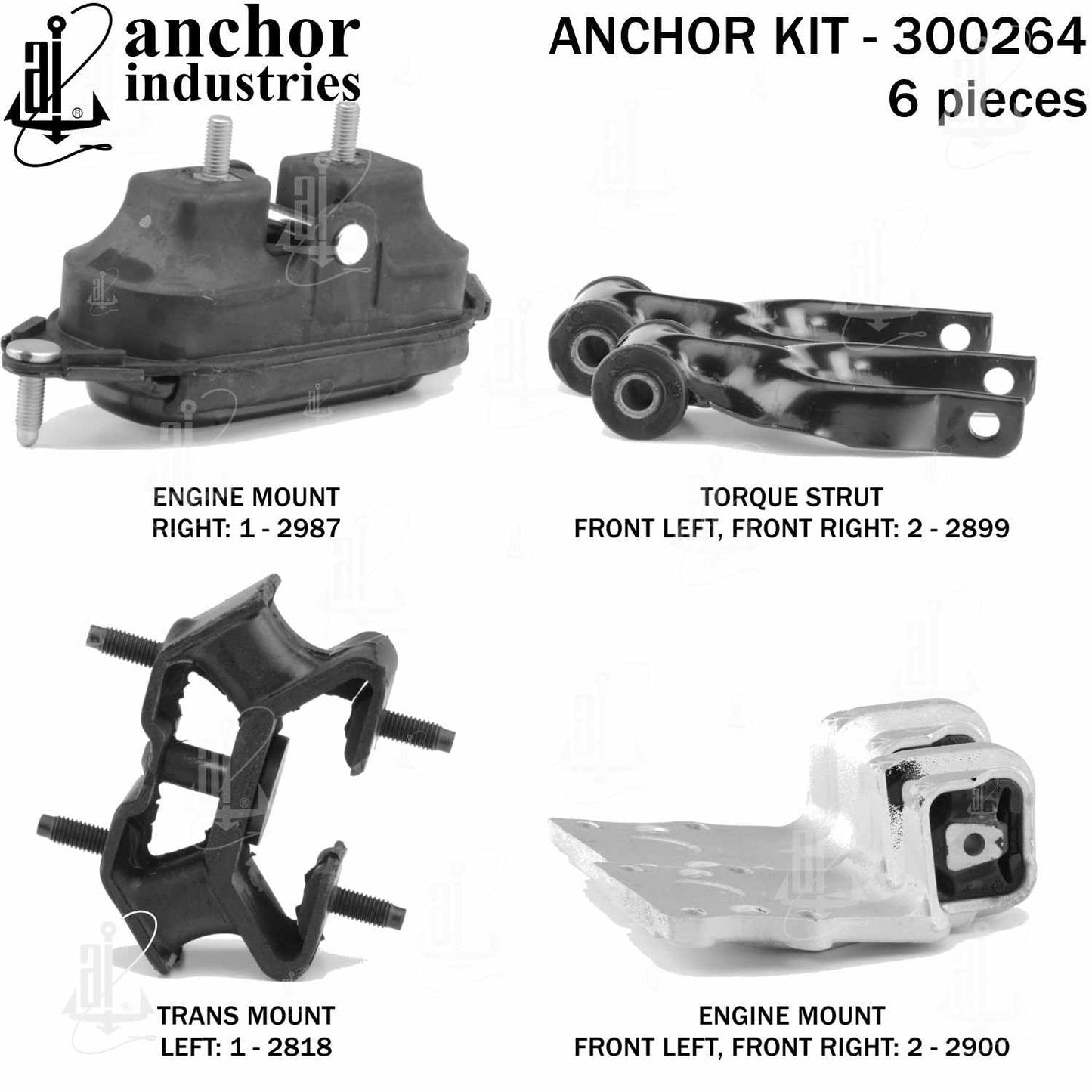 Anchor Engine Mount Kit 300264