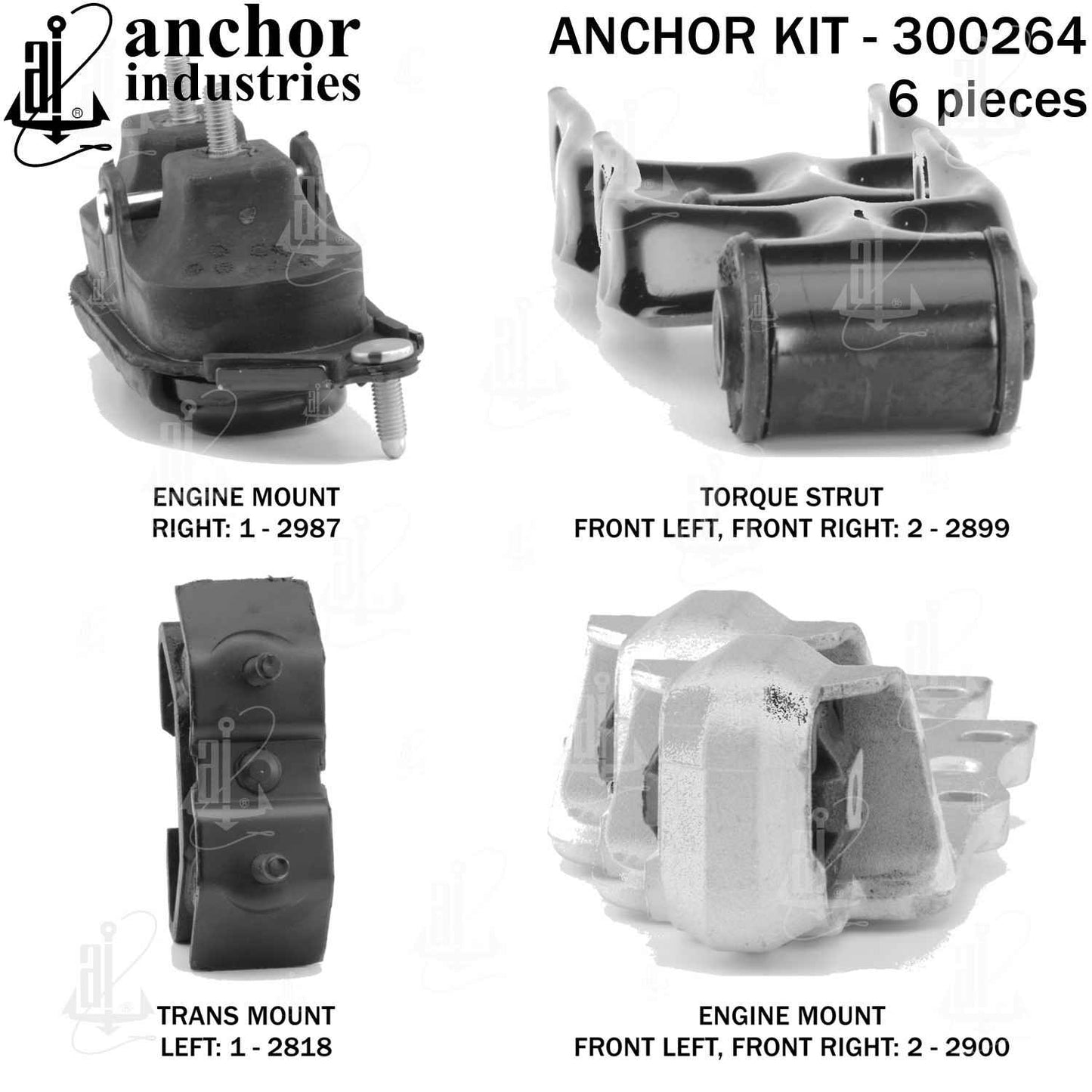 Anchor Engine Mount Kit 300264