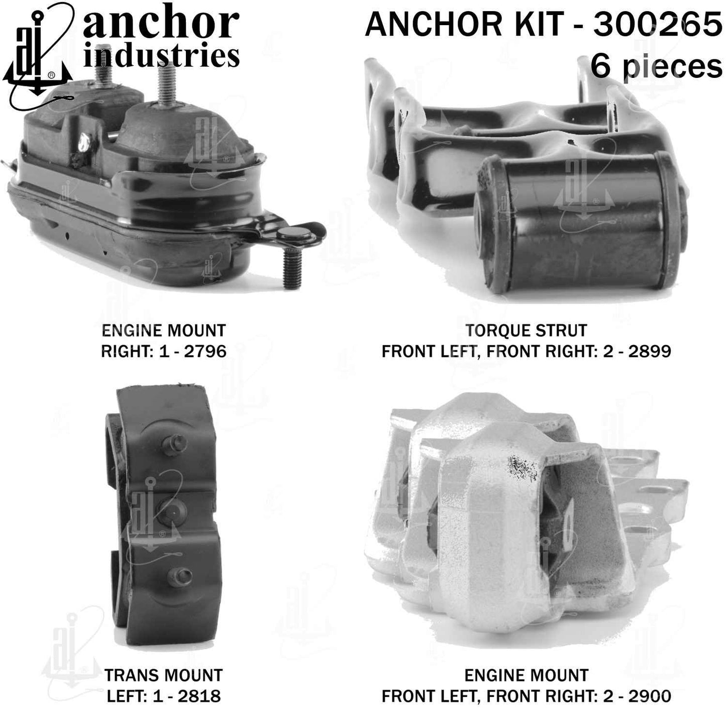 Anchor Engine Mount Kit 300265