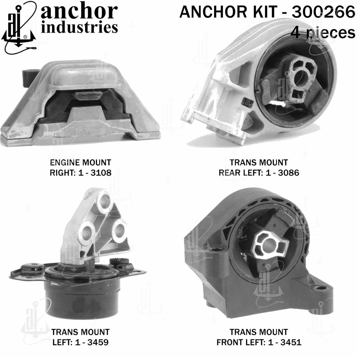 Anchor Engine Mount Kit 300266