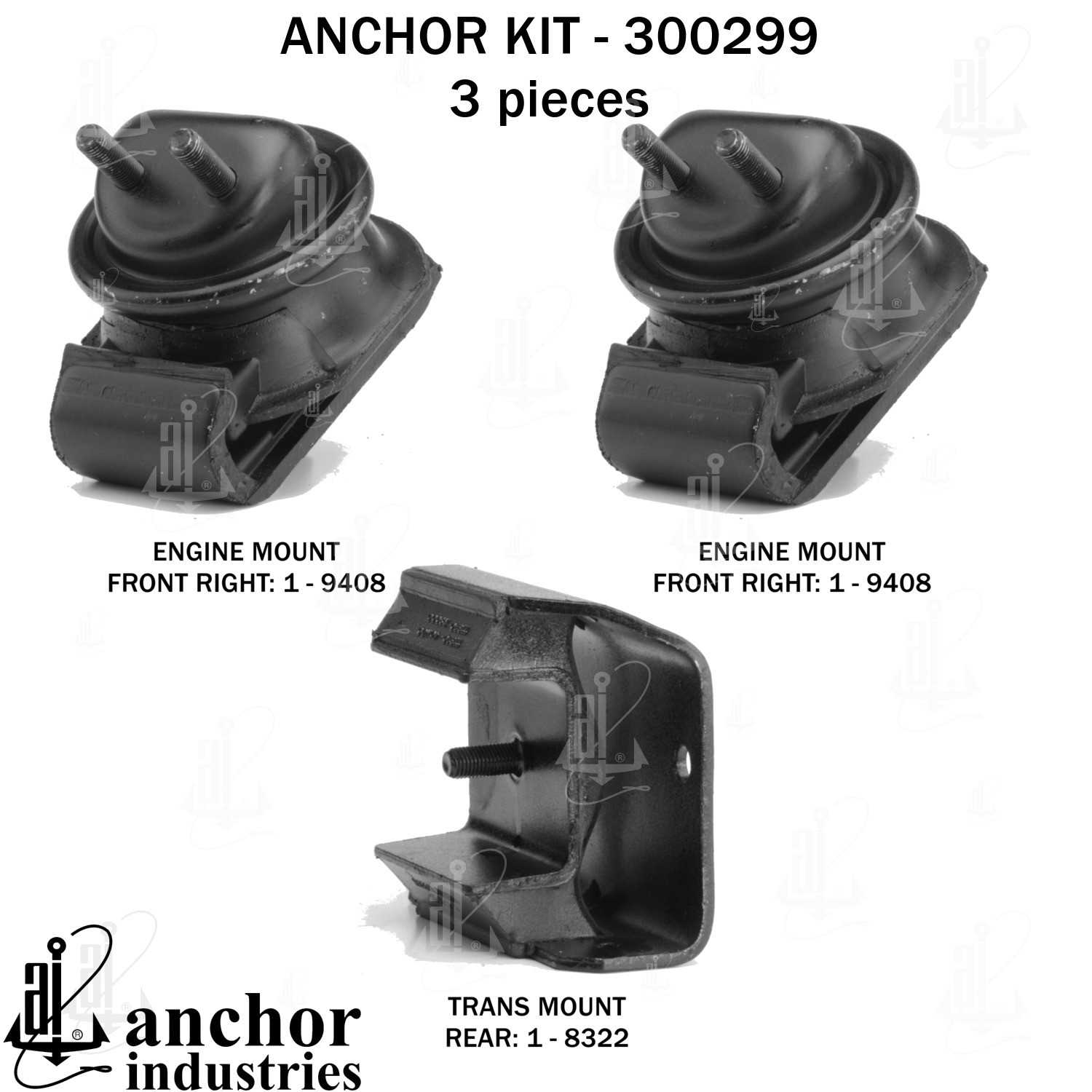 Anchor Engine Mount Kit 300299