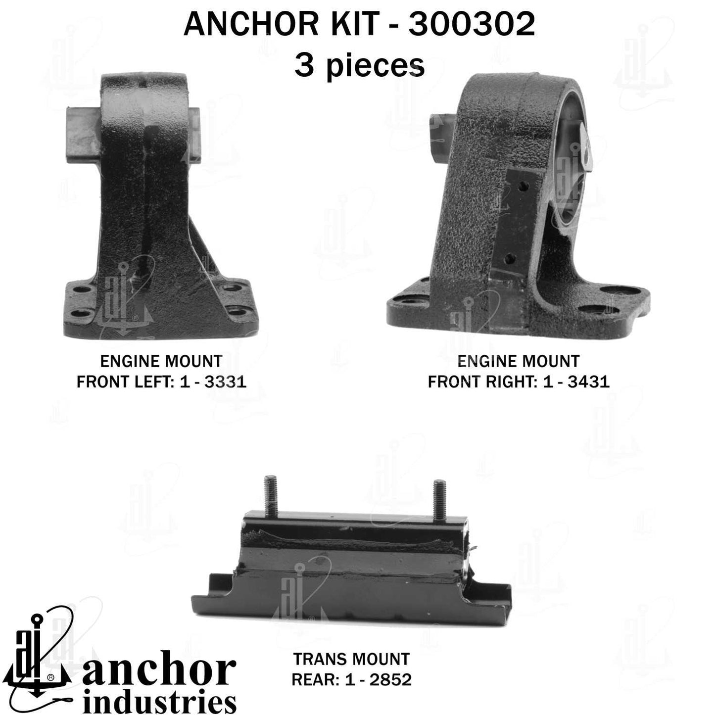 Anchor Engine Mount Kit 300302