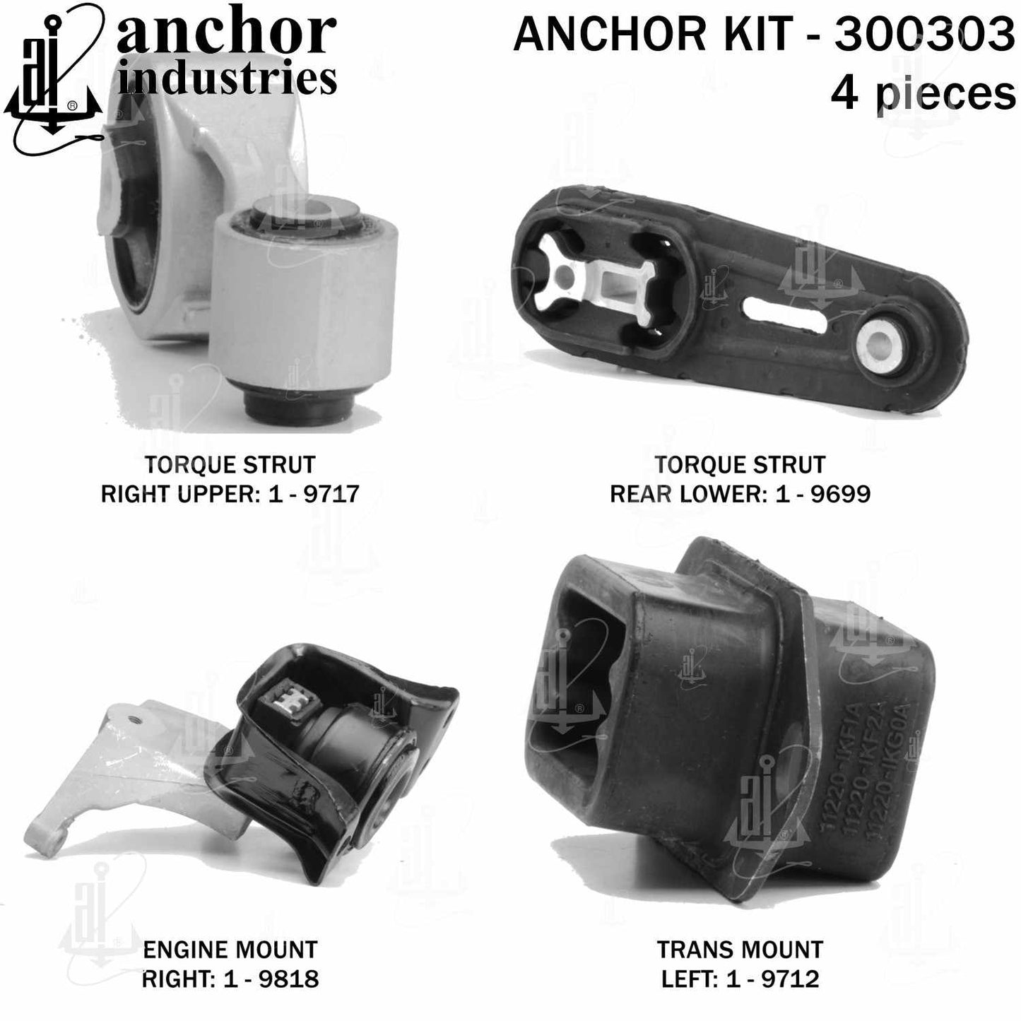 Anchor Engine Mount Kit 300303