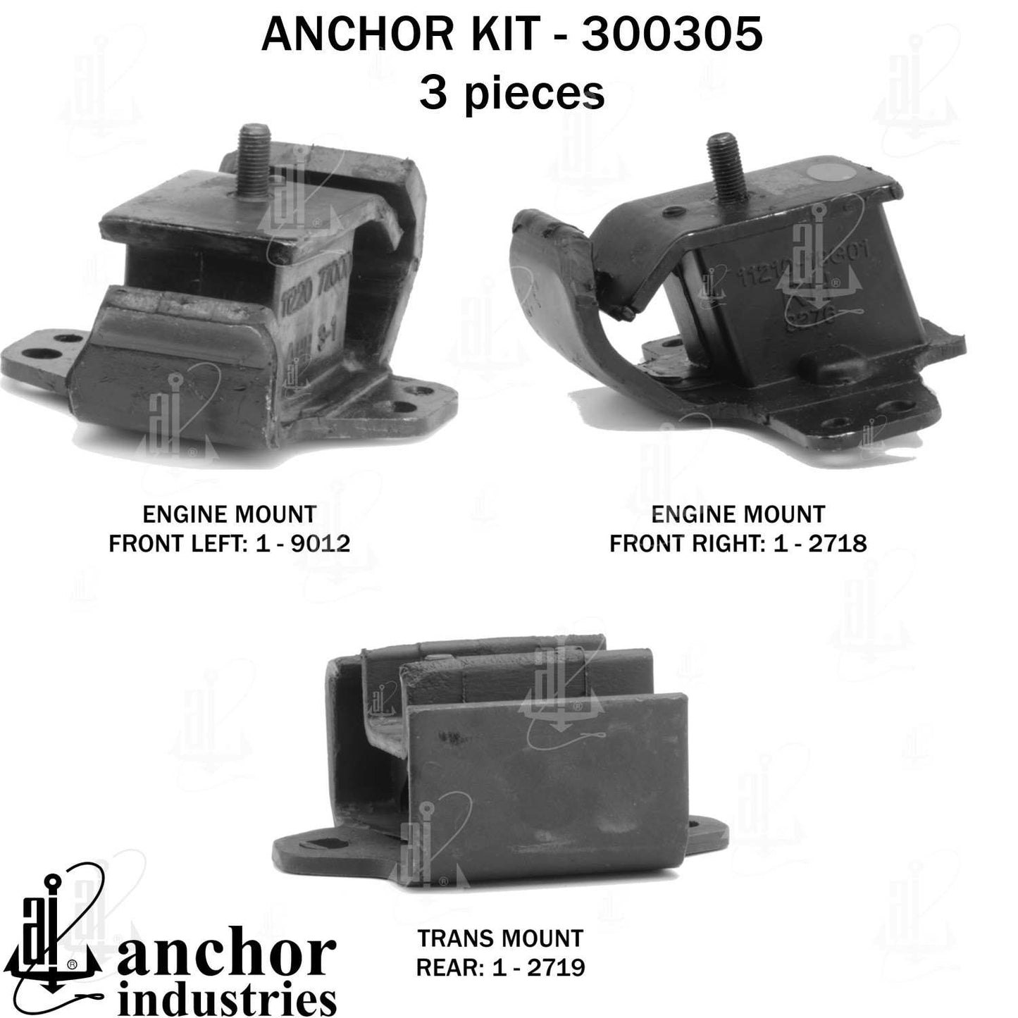 Anchor Engine Mount Kit 300305