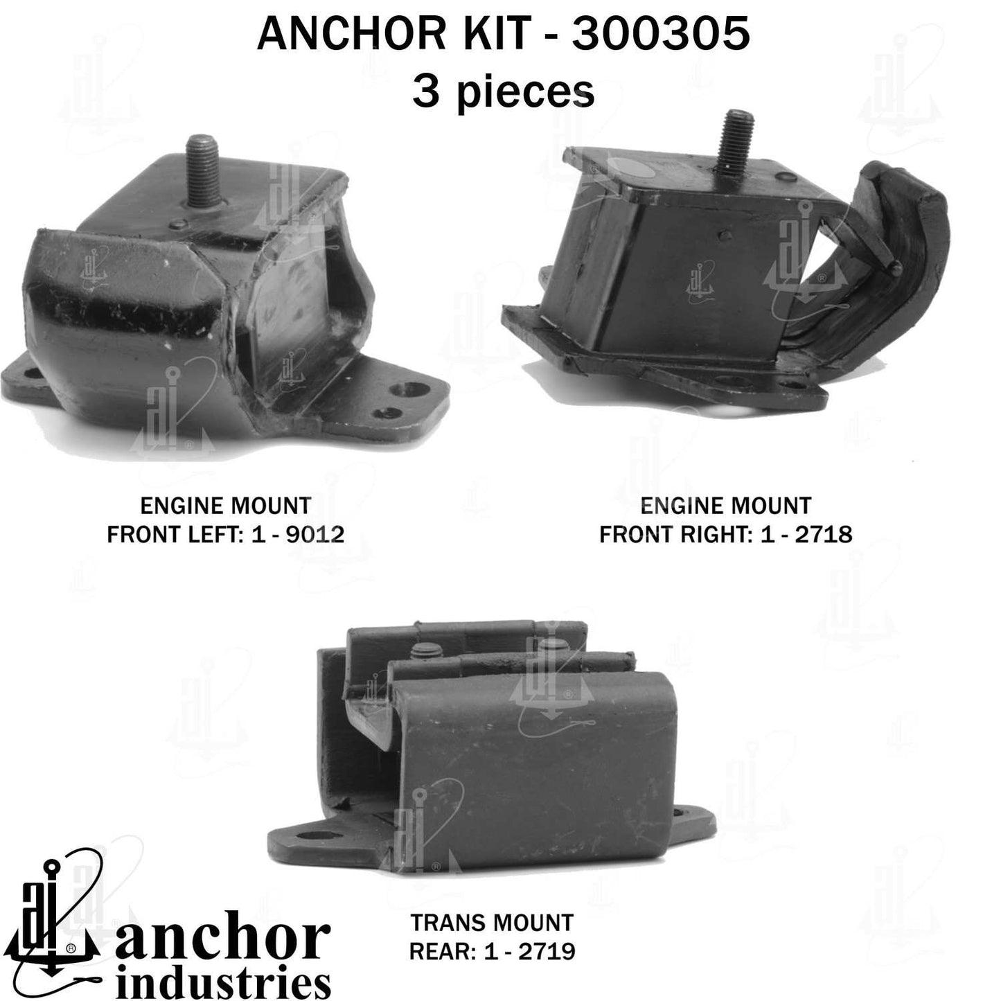 Anchor Engine Mount Kit 300305