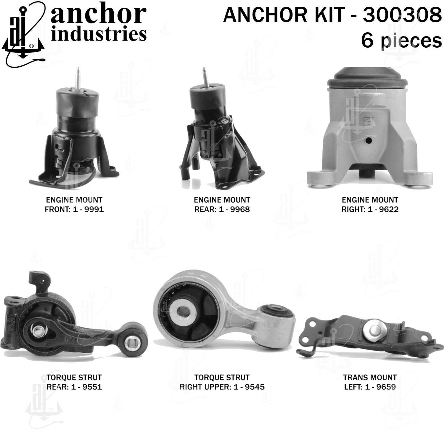 Anchor Engine Mount Kit 300308