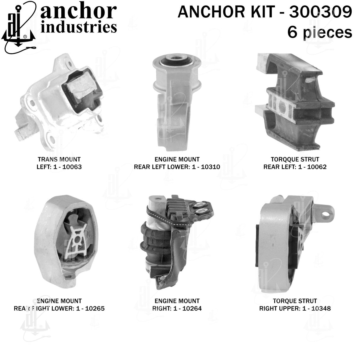 Anchor Engine Mount Kit 300309