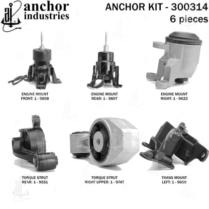 Anchor Engine Mount Kit 300314