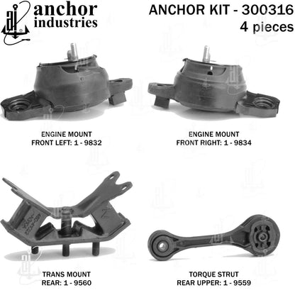 Anchor Engine Mount Kit 300316