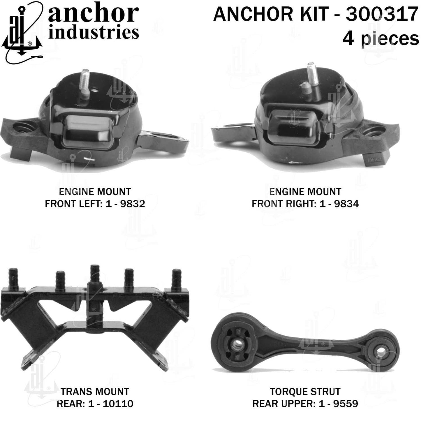 Anchor Engine Mount Kit 300317
