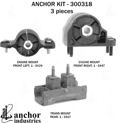 Anchor Engine Mount Kit 300318