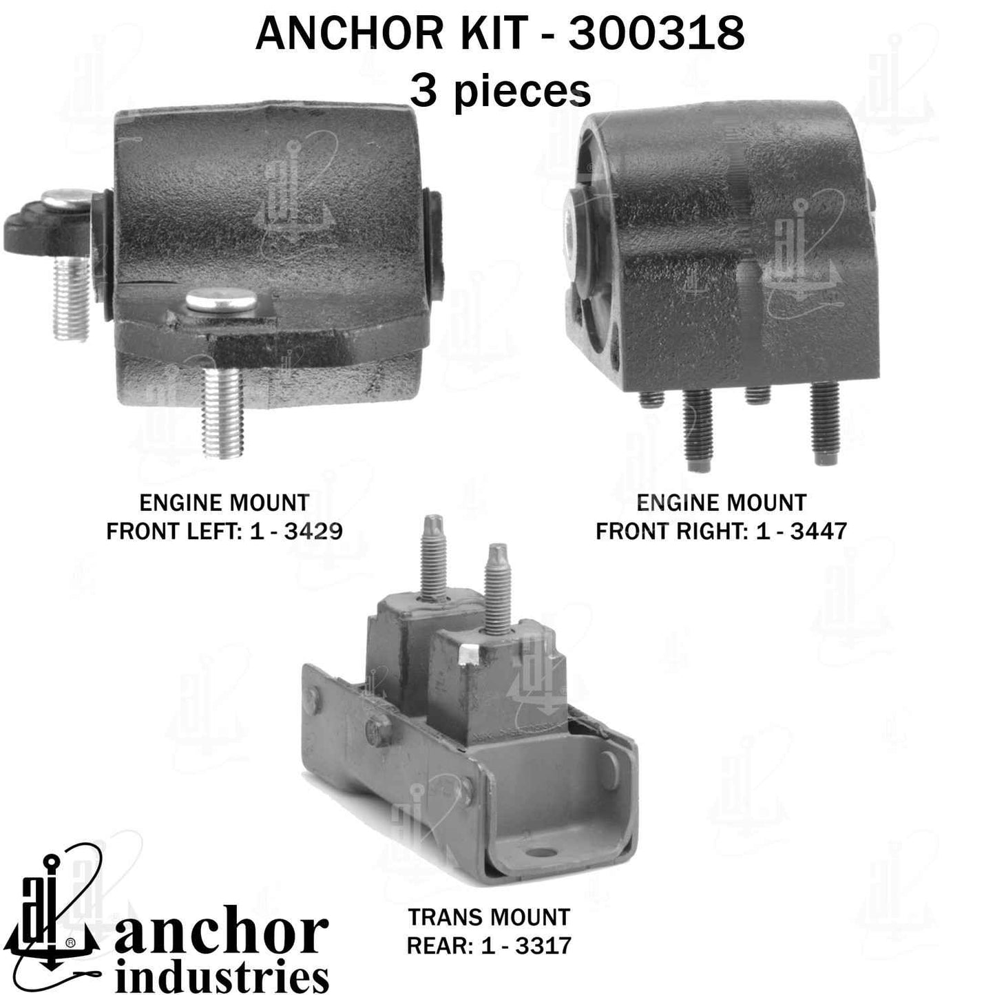 Anchor Engine Mount Kit 300318