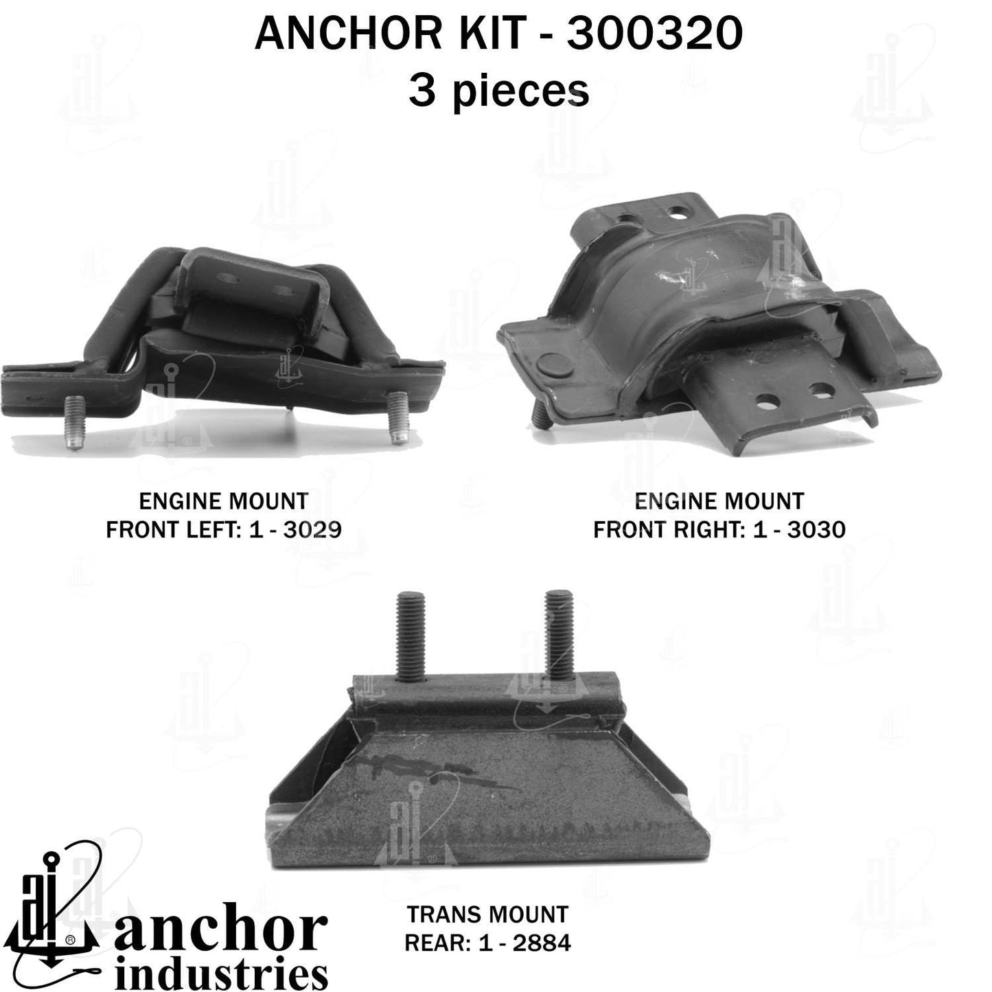 Anchor Engine Mount Kit 300320