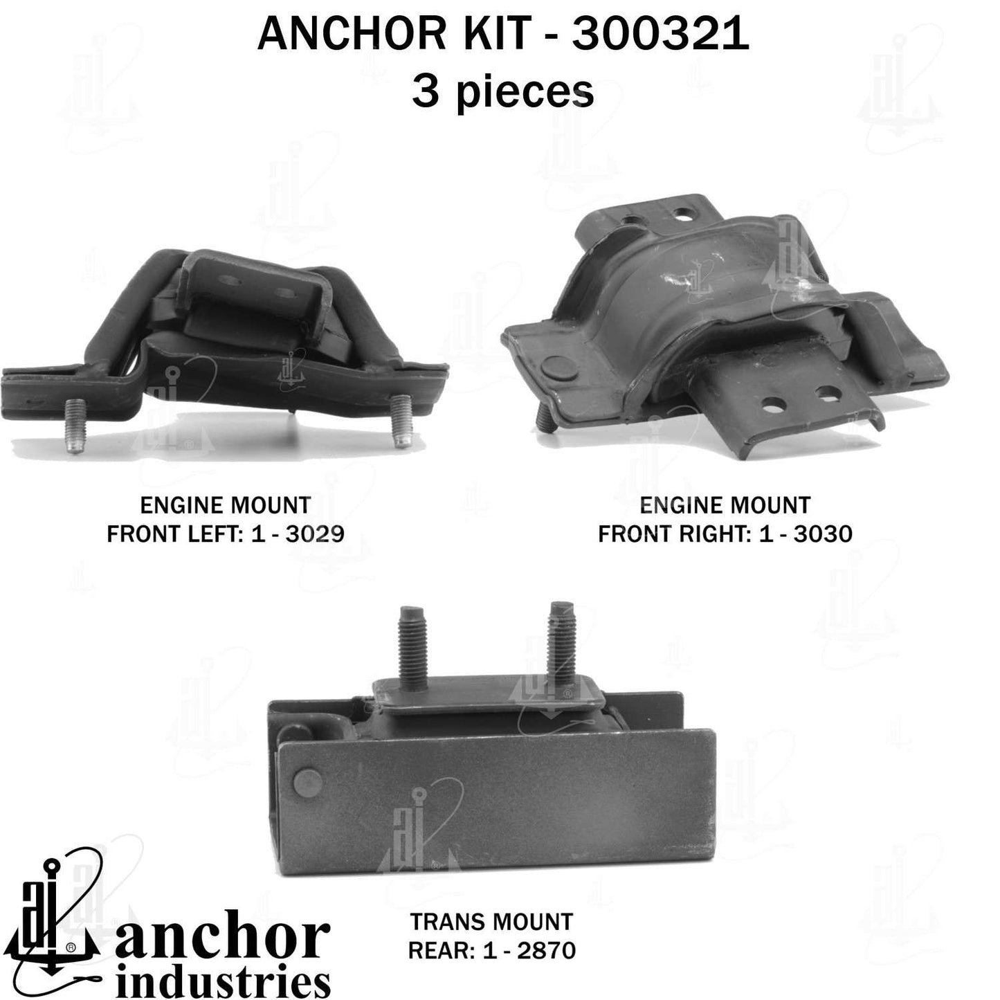 Anchor Engine Mount Kit 300321