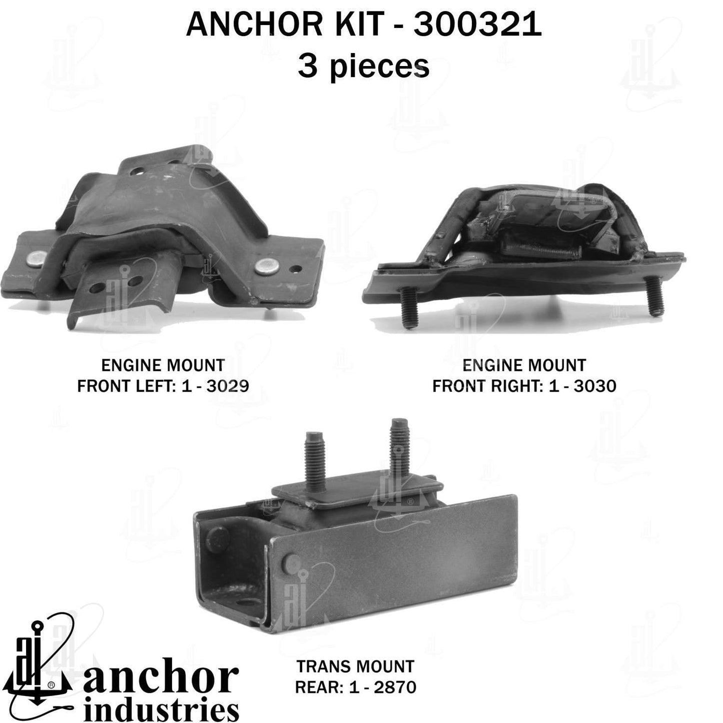 Anchor Engine Mount Kit 300321