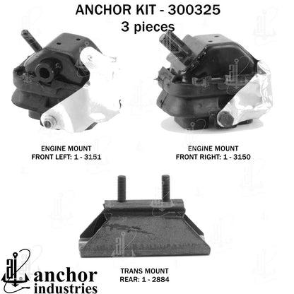 Anchor Engine Mount Kit 300325