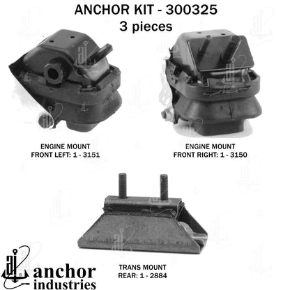 Anchor Engine Mount Kit 300325