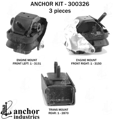 Anchor Engine Mount Kit 300326