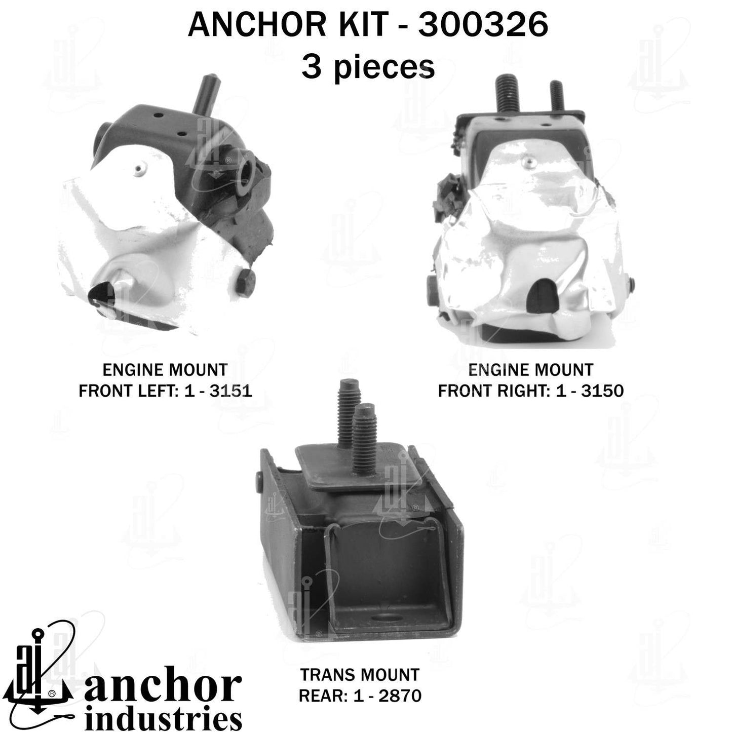 Anchor Engine Mount Kit 300326