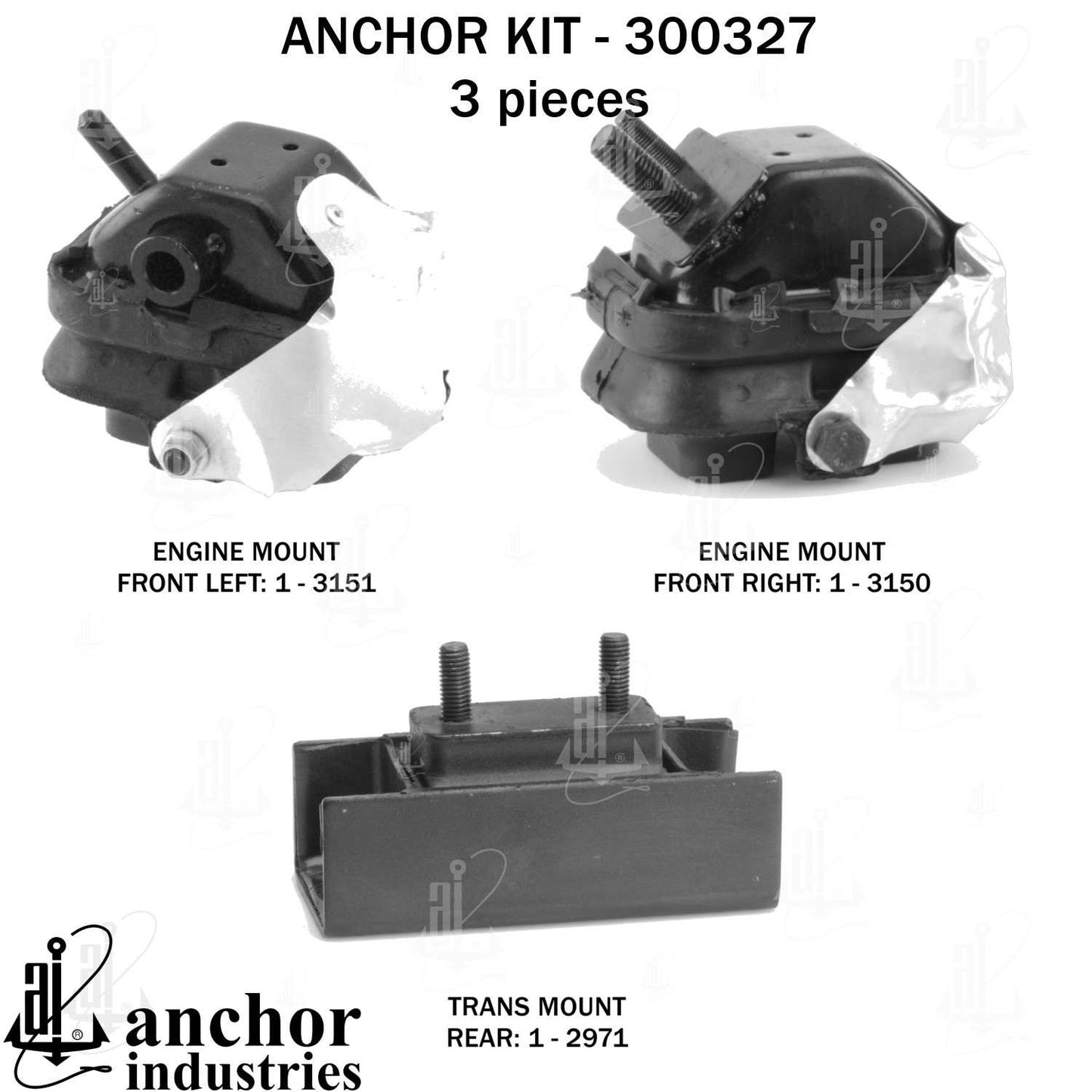 Anchor Engine Mount Kit 300327