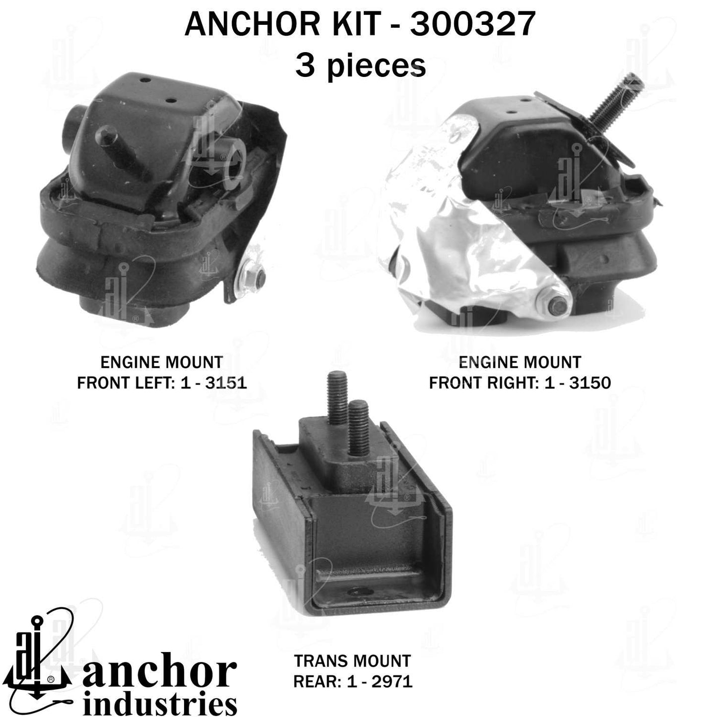 Anchor Engine Mount Kit 300327